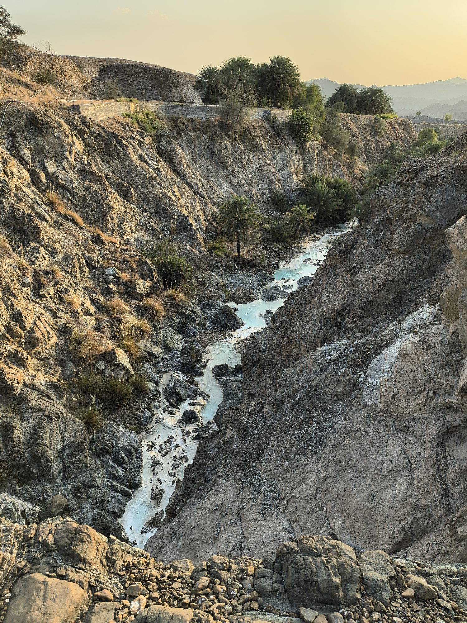 Ophiolite gorge in Fujairah